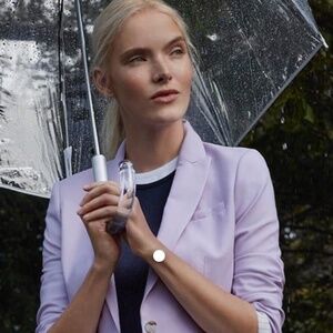 Banana Republic Fitted Lilac Blazer